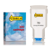 123inkt huismerk vervangt HP 730 (P2V62A) inktcartridge cyaan