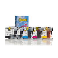 Aanbieding: 123inkt huismerk vervangt Brother LC-22U XL 2x zwart + 3 kleuren  160770